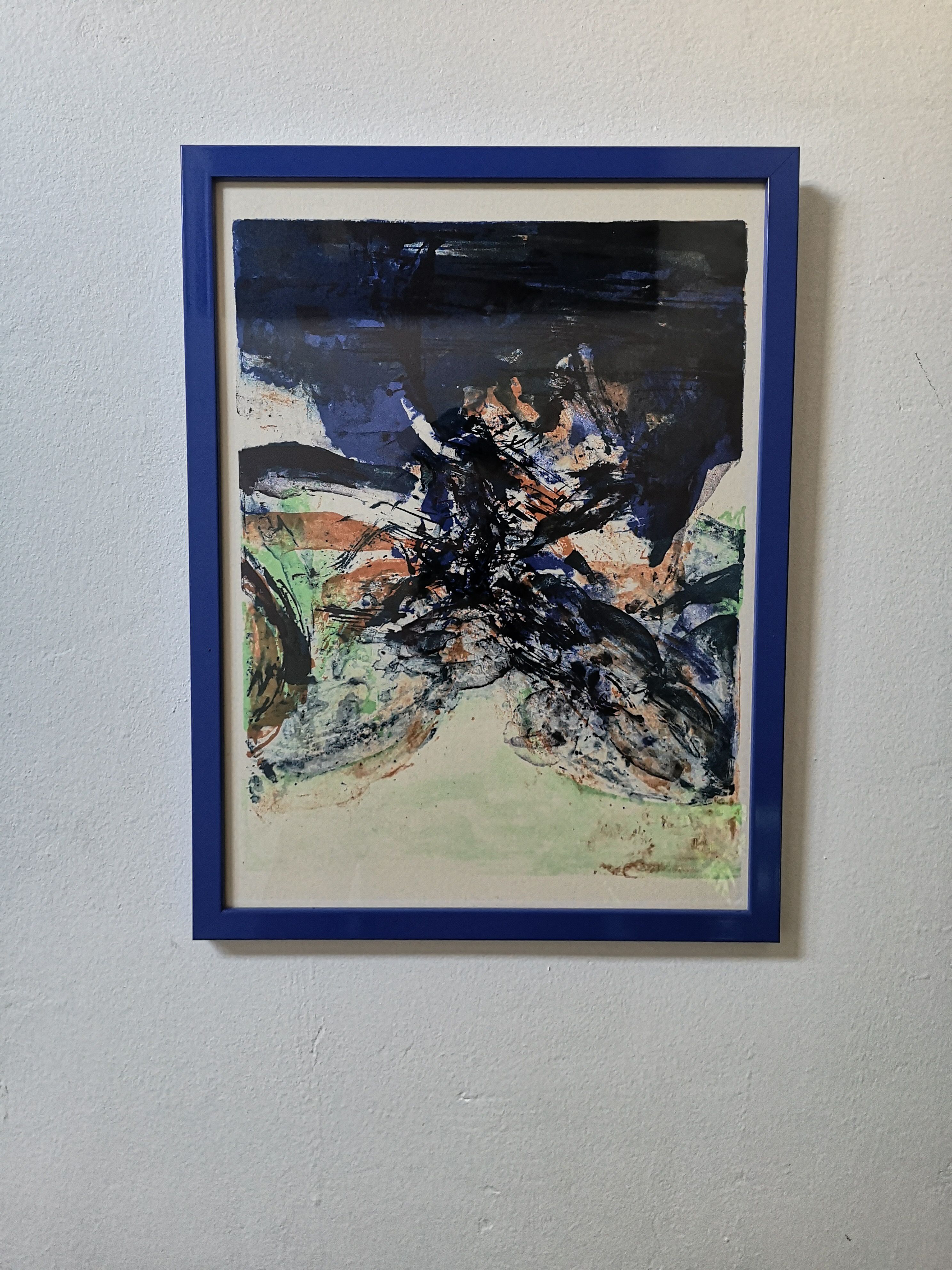 Zao Wou-Ki ( 1920 - 2013 ) Tribute to San Lazzaro, 1975