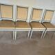 Chaise style Louis XVI assise velours beige doré