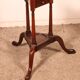 18th century mahogany barber's or pocket emptier