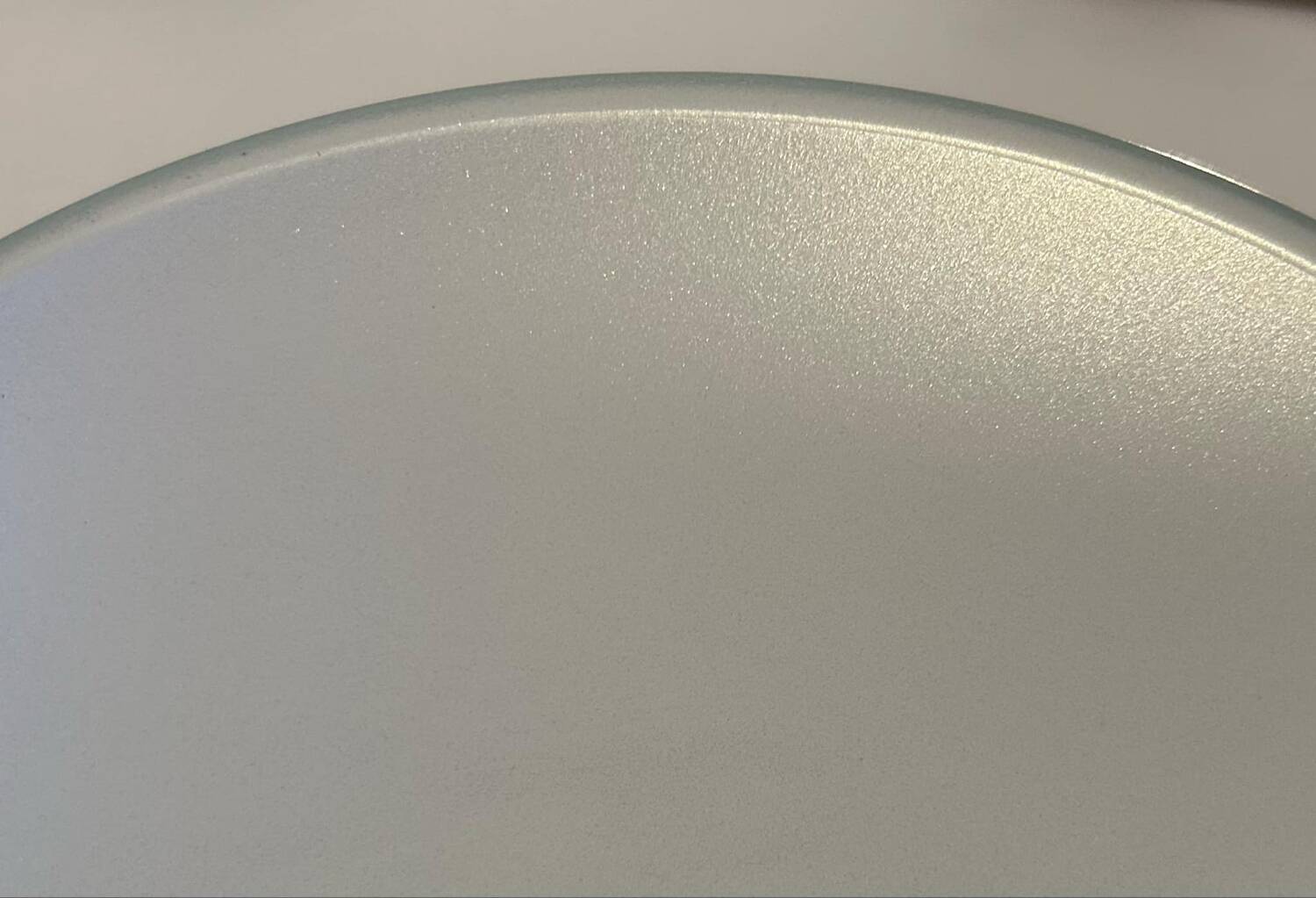 Pair of vintage wall lights, white metal and sandblasted glass, Italy 1970