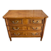 Louis XVI style chest of drawers in cherry wood