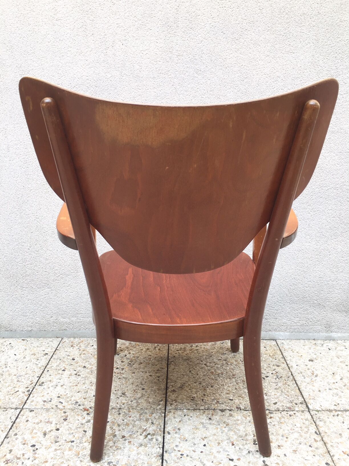 Fritz Hansens beech armchair