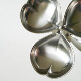 Vide-poche en inox modèle Trèfle, Design, 1970