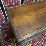 Service, service trolley with wheels, 4 drawers, solid oak