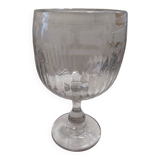Wedding glass, blown glass from the 19th century.