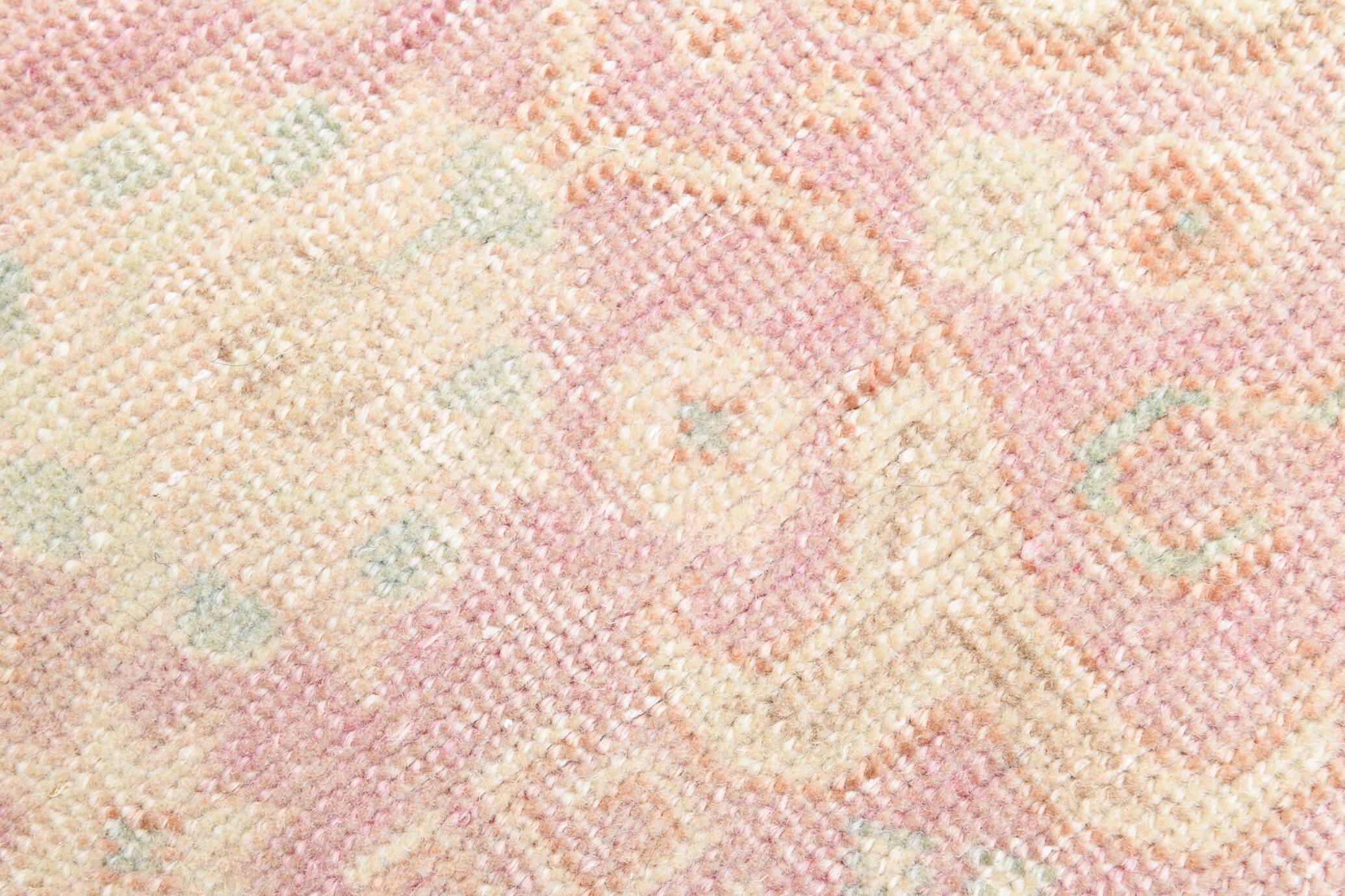 Shades Of Pale Pink Persian Runner Rug