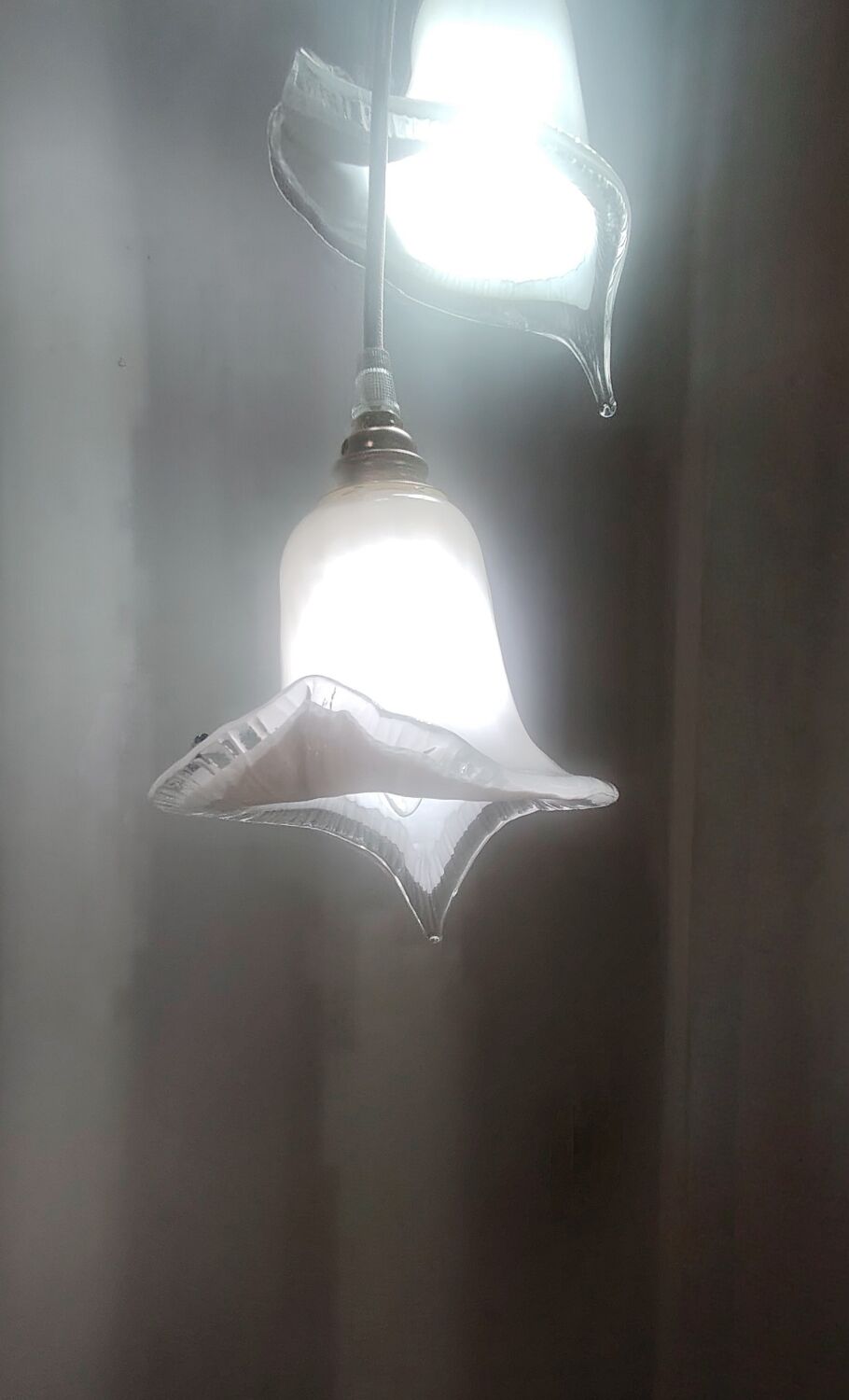 Murano calla lily cascade chandelier