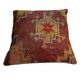 Vintage turkish kilim cushion cover , 55 x 55 cm