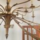 Large solid brass chandelier with 24 lights
