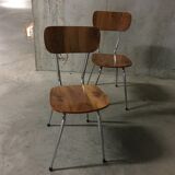 Pair of 70s formica chairs