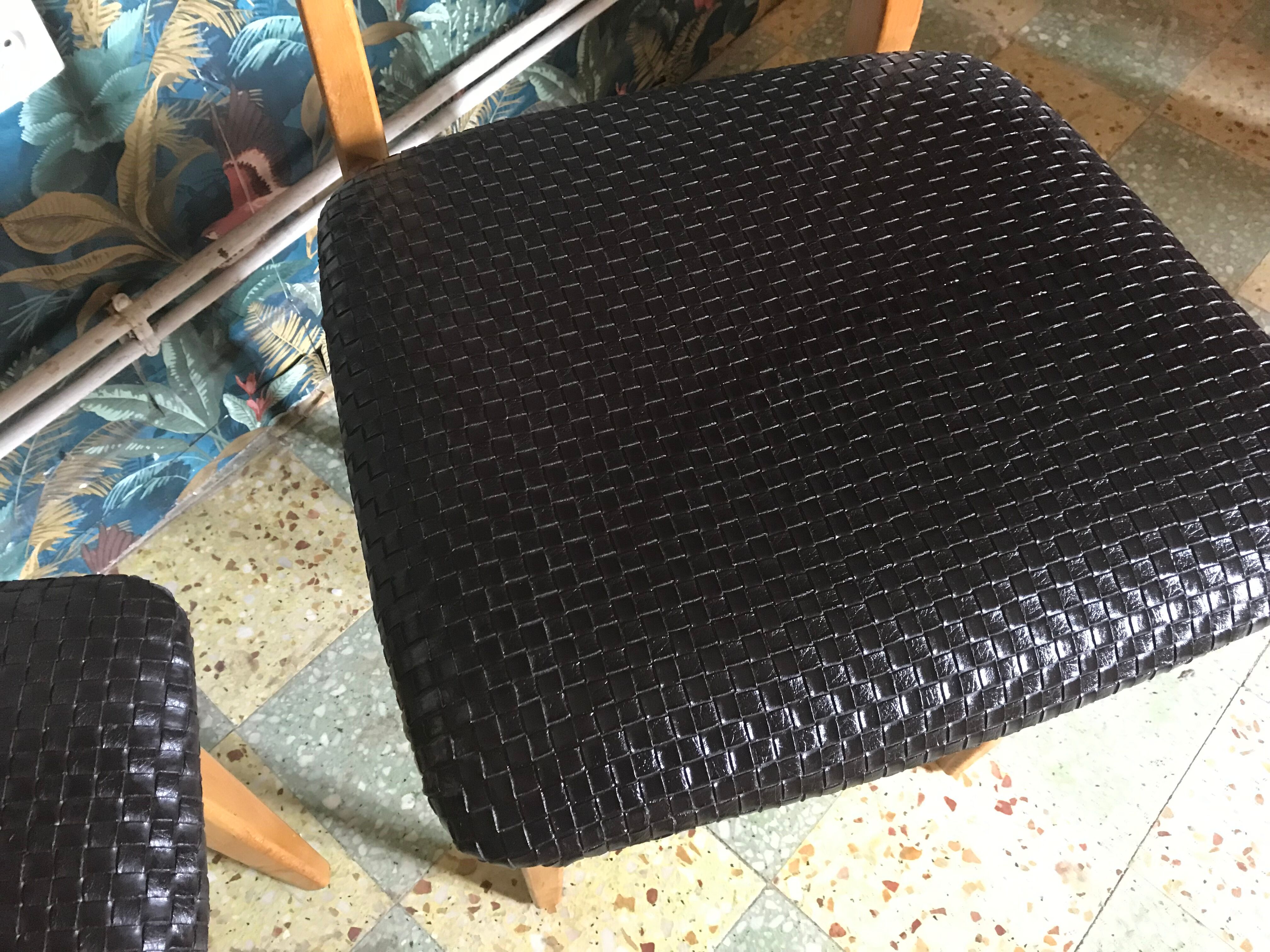 Pair of vintage Scandinavian chairs 1960's