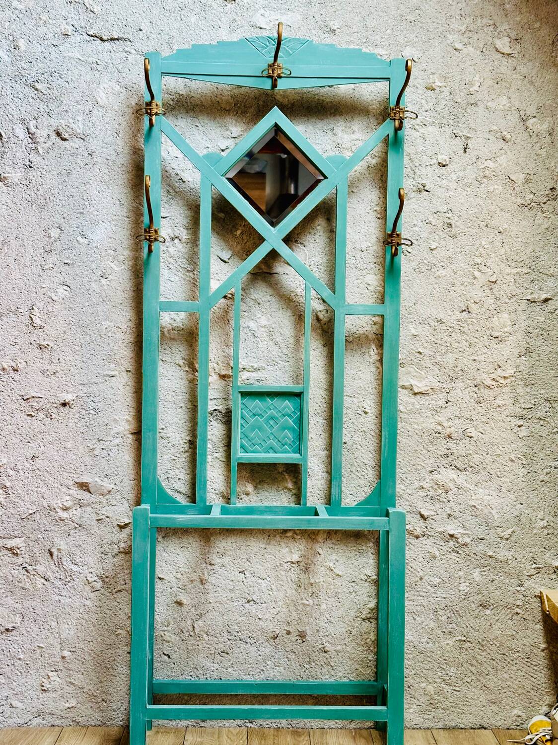 Art Deco coat rack cloakroom