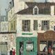 Lively street Jacques Bouyssou Oil on canvas
