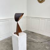 Lampe en acier corten Eric Dartois