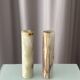 Vintage Alabaster Bud Vases / Candlesticks – Pair – Italian Stone – 20 cm