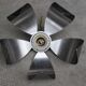 Vintage brushed metal flower-shaped pendant light