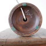 Lampe de table danoise en céramique du milieu du siècle