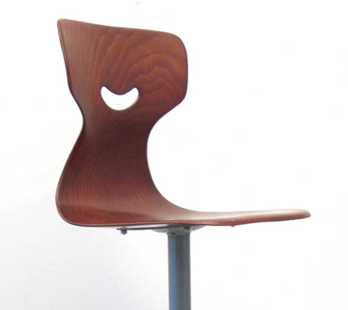 Plywood sixties vintage children's chair