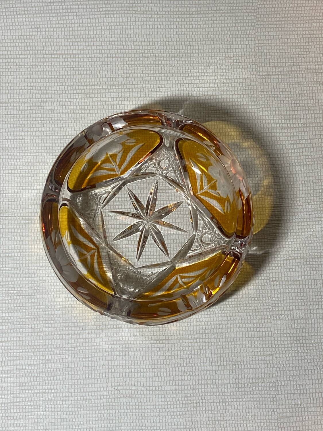 Bowl / catch-all / ashtray Julia crystal