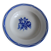Lot de 2 assiettes creuses Digoin Sarreguemines modèle Marsac