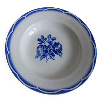 Set of 2 deep plates Digoin Sarreguemines model Marsac