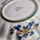 Deruta enameled ceramic bowl with bird decoration, 28 cm