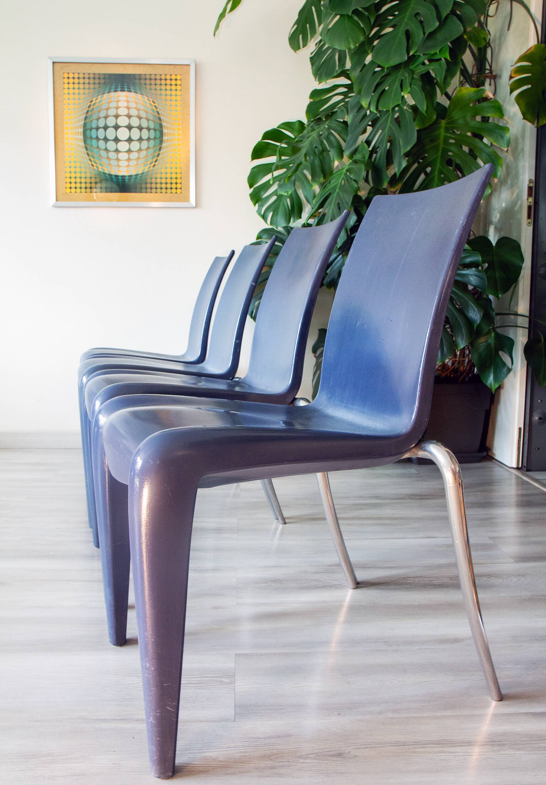 Set of 4 P.Starck chairs, VITRA edition, 1992