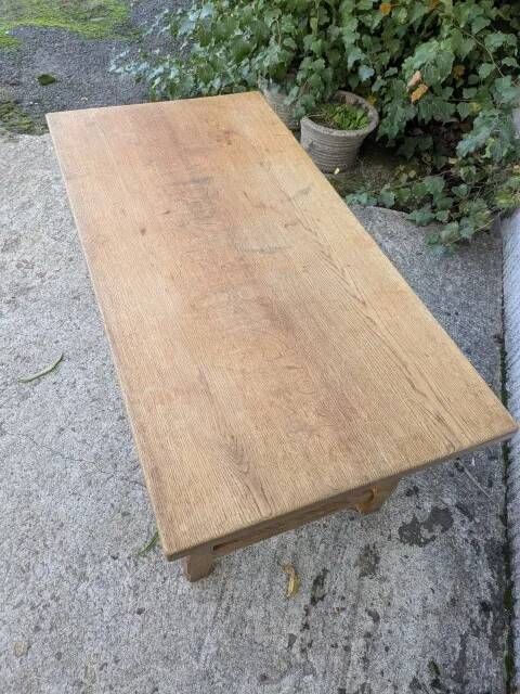 Oak coffee table
