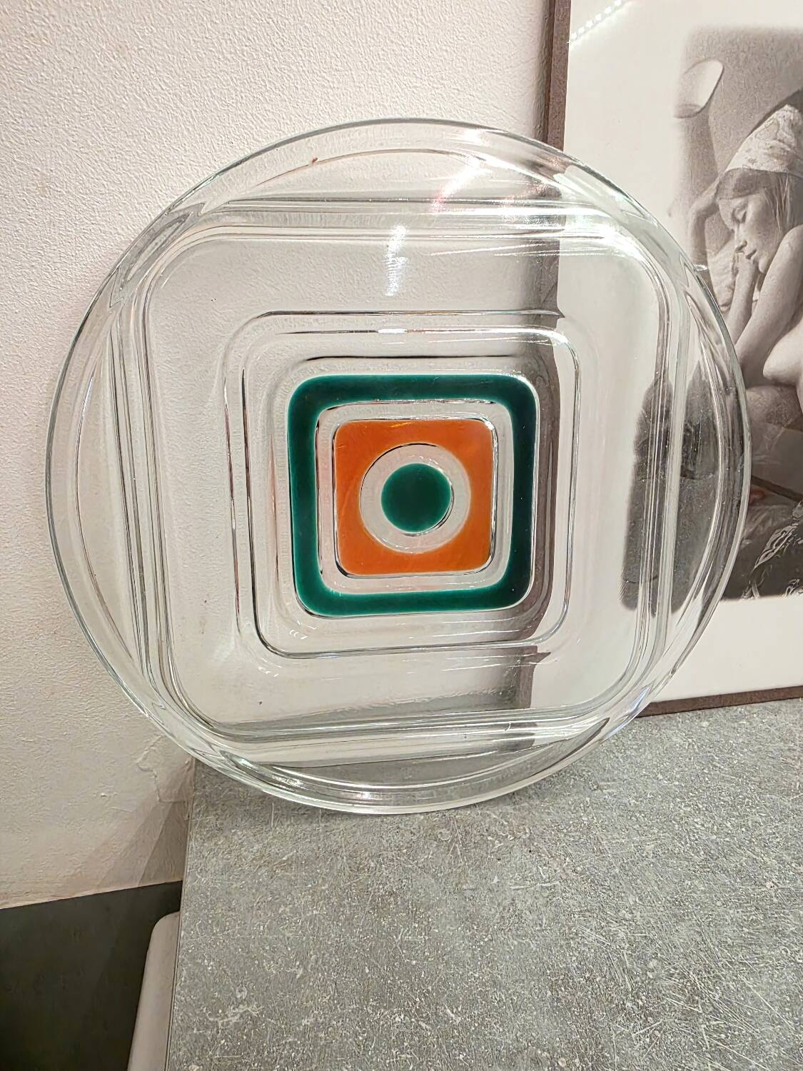 Set of three Walther kristallglas serving dishes from the 60s