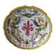 Assiette murale en majolique italienne – décor Renaissance peint à la main