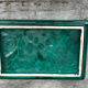 Green Ceramic Trivet with Leaf Decoration - Art Deco Period 1
