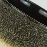 Scheurich mid century planter ceramic flower pot relief pattern model no. 809-18