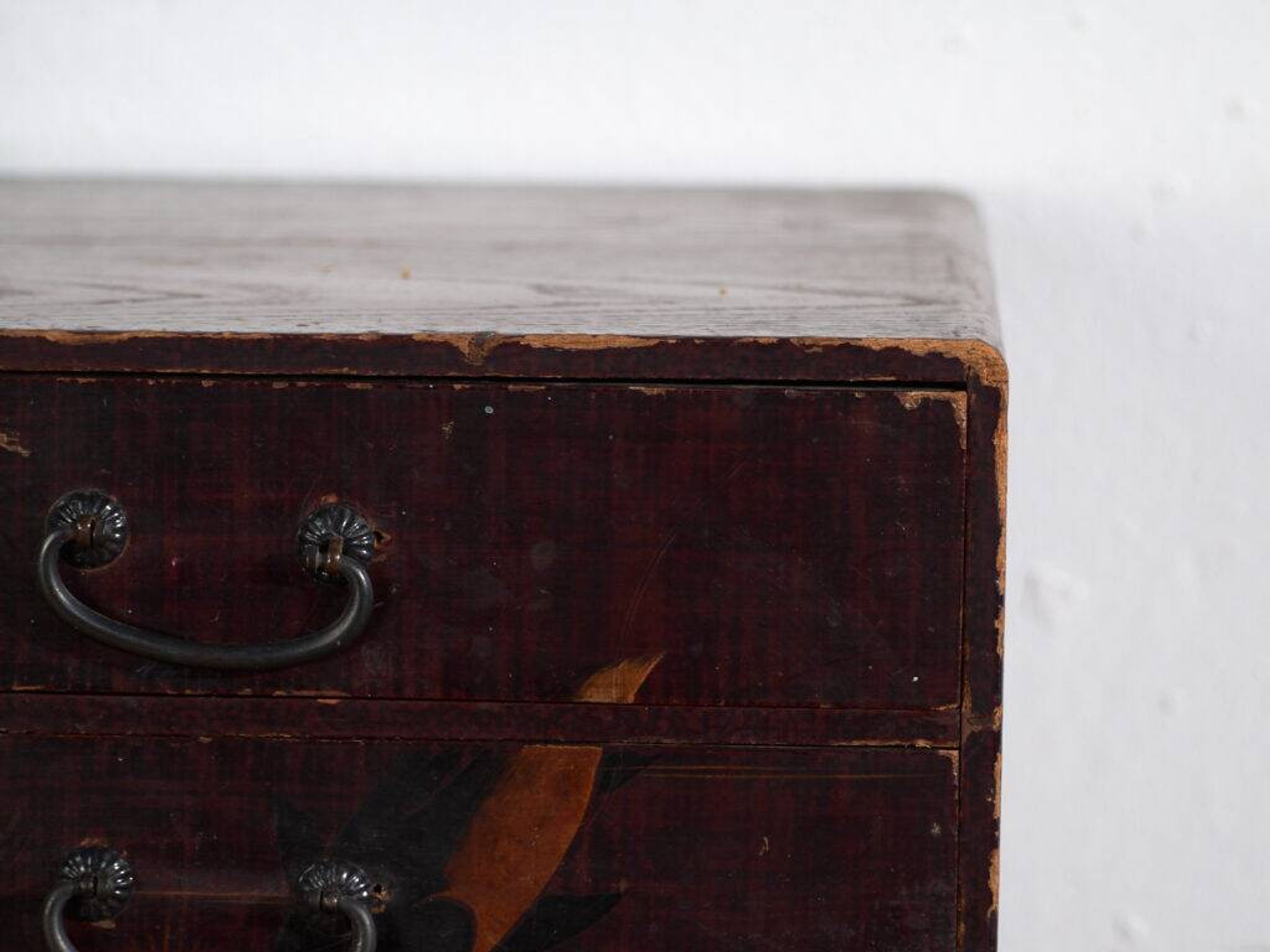 Antique Japanese lacquered kodansu with five drawers – Japan, circa 1900