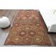 Vintage Turkish Oushak Handmade Wool & Cotton Brown Area Rug 164x288
