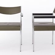 2 Vintage Armchairs by Edlef Bandixen for Kusch & Co, 1970s, Germany
