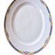 Large oval dish in Limoges porcelain by Bernardaud & Cie – Art Deco
