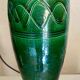 Enamelled ceramic vase, art deco
