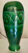 Enamelled ceramic vase, art deco
