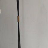Vintage metal and wood coat rack