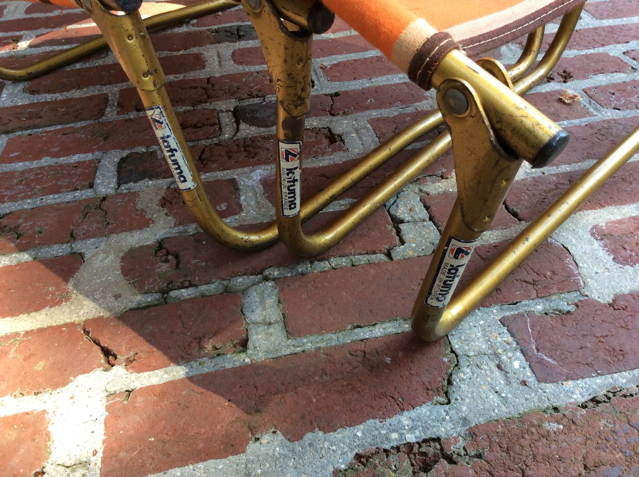 Vintage camping chairs