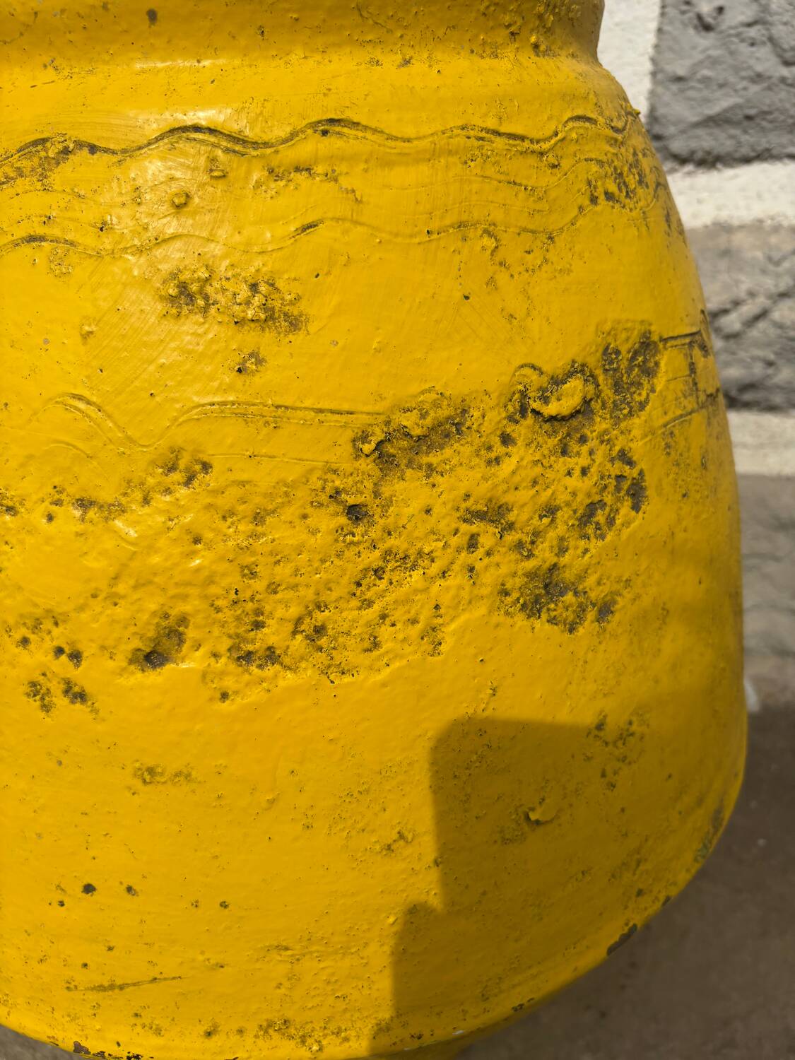 Spanish terracotta pottery jar