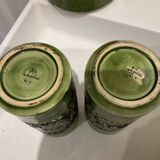 Service jug and porcelain glasses from the 1950s.