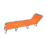 Vintage sunbathing deckchair 70S