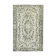 Handmade Distressed Oriental 1980s 184 cm x 283 cm Grey Rug