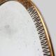 Large French Art Deco gilded and silvered Oval Mirror, ca. 1910