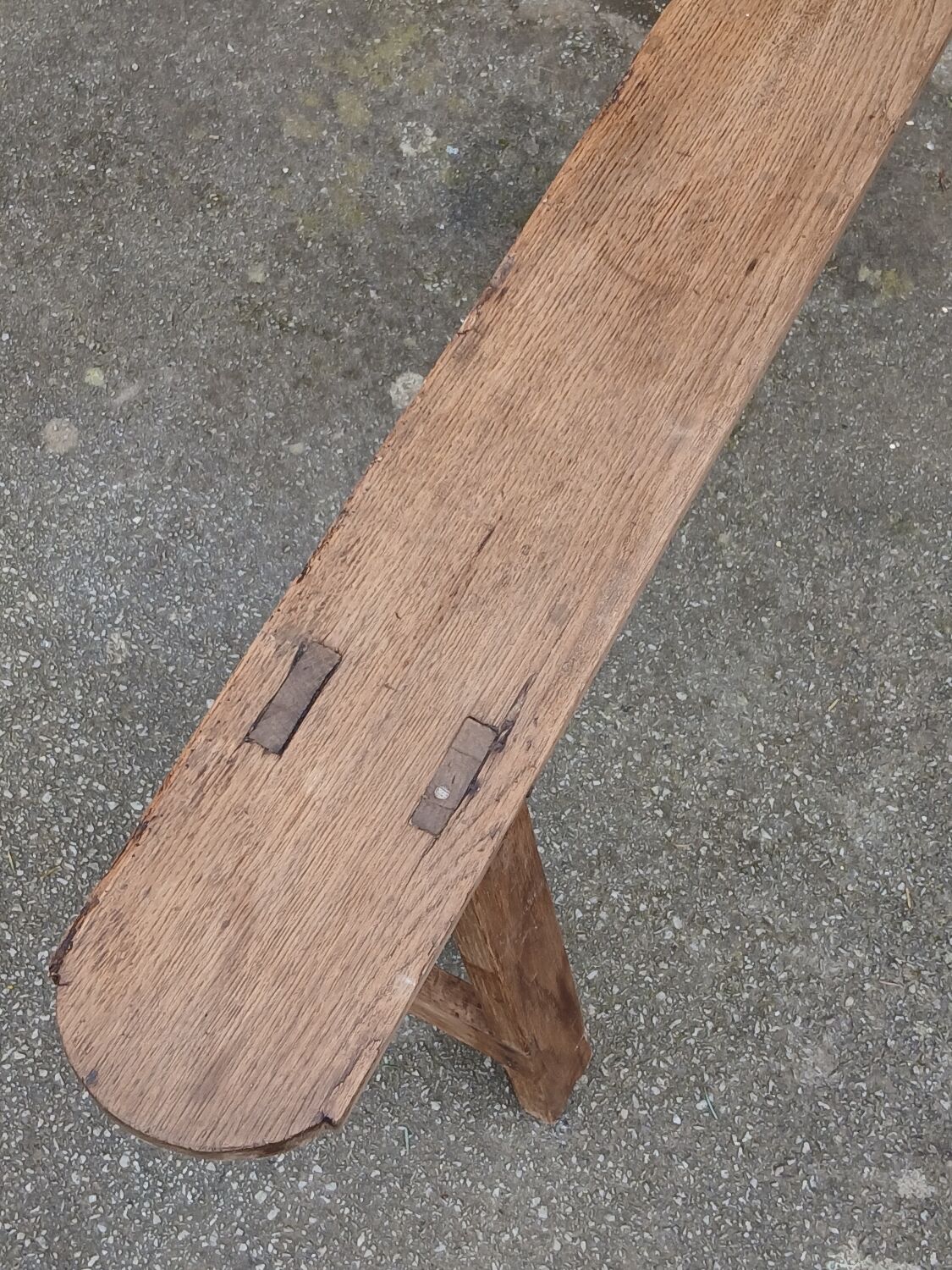 Oak farm bench, 158 cm