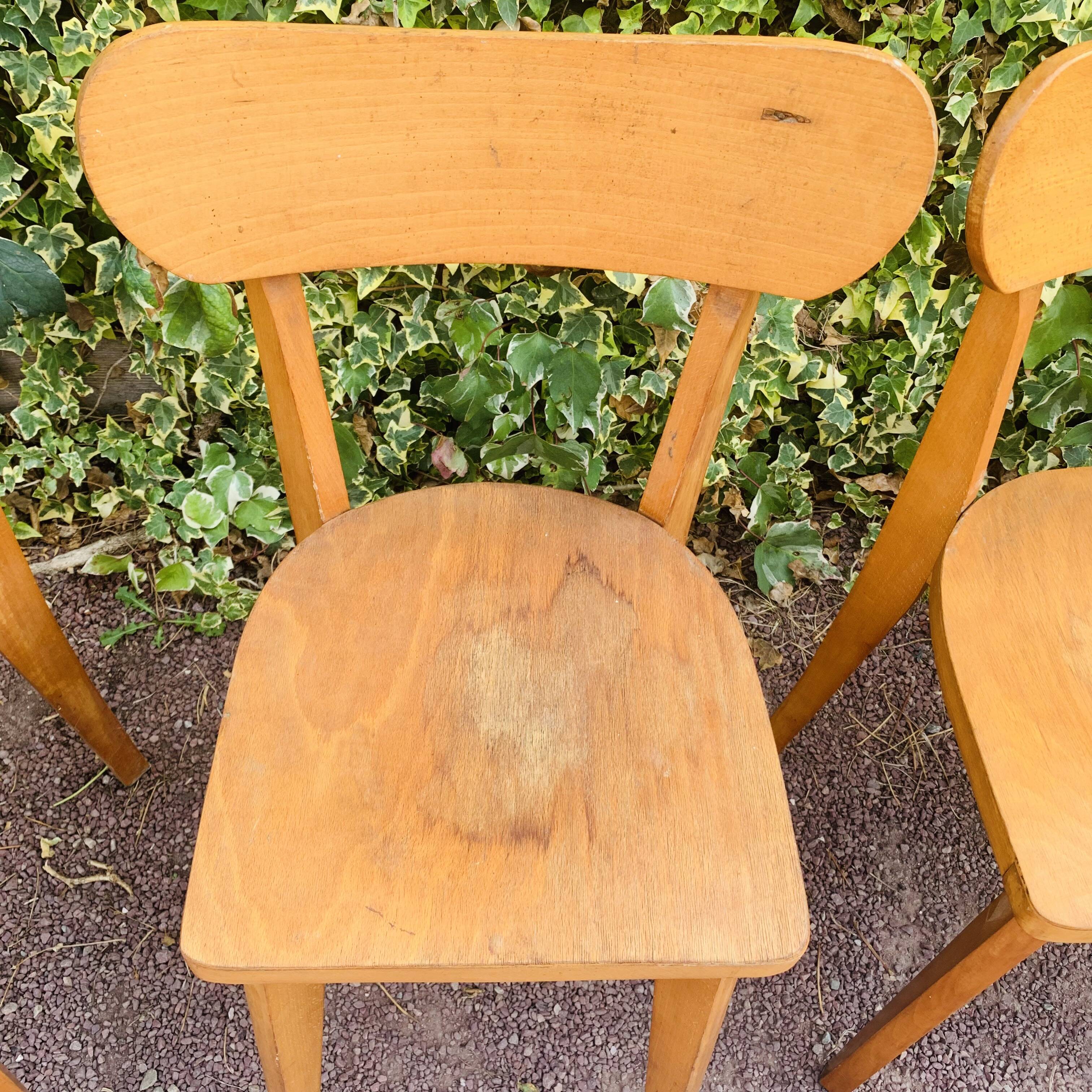 Set of 4 bistro chairs