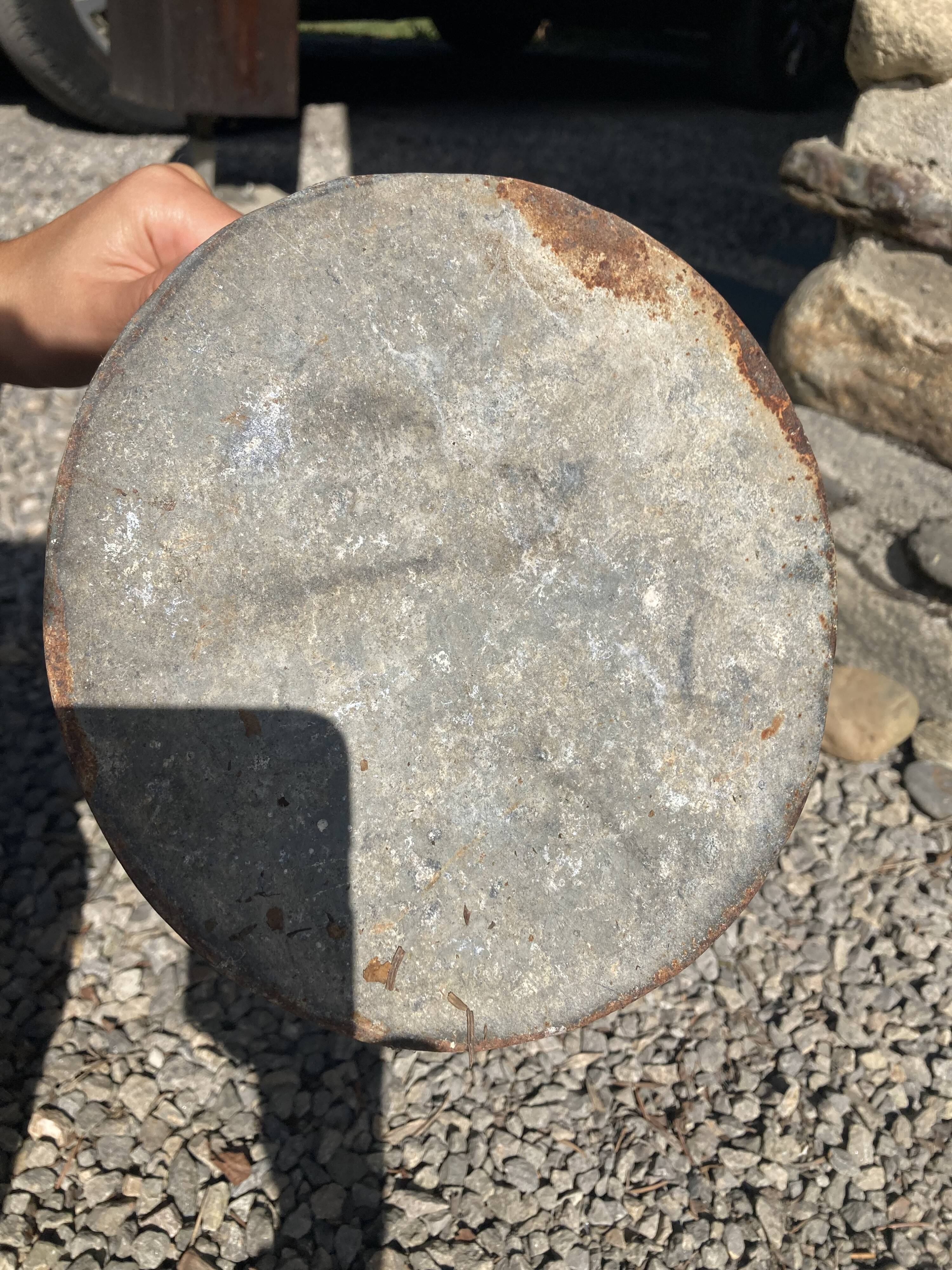 Broc green enamelled sheet metal