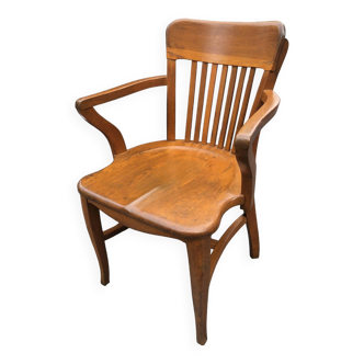 Fauteuil en bois 1930 Art deco