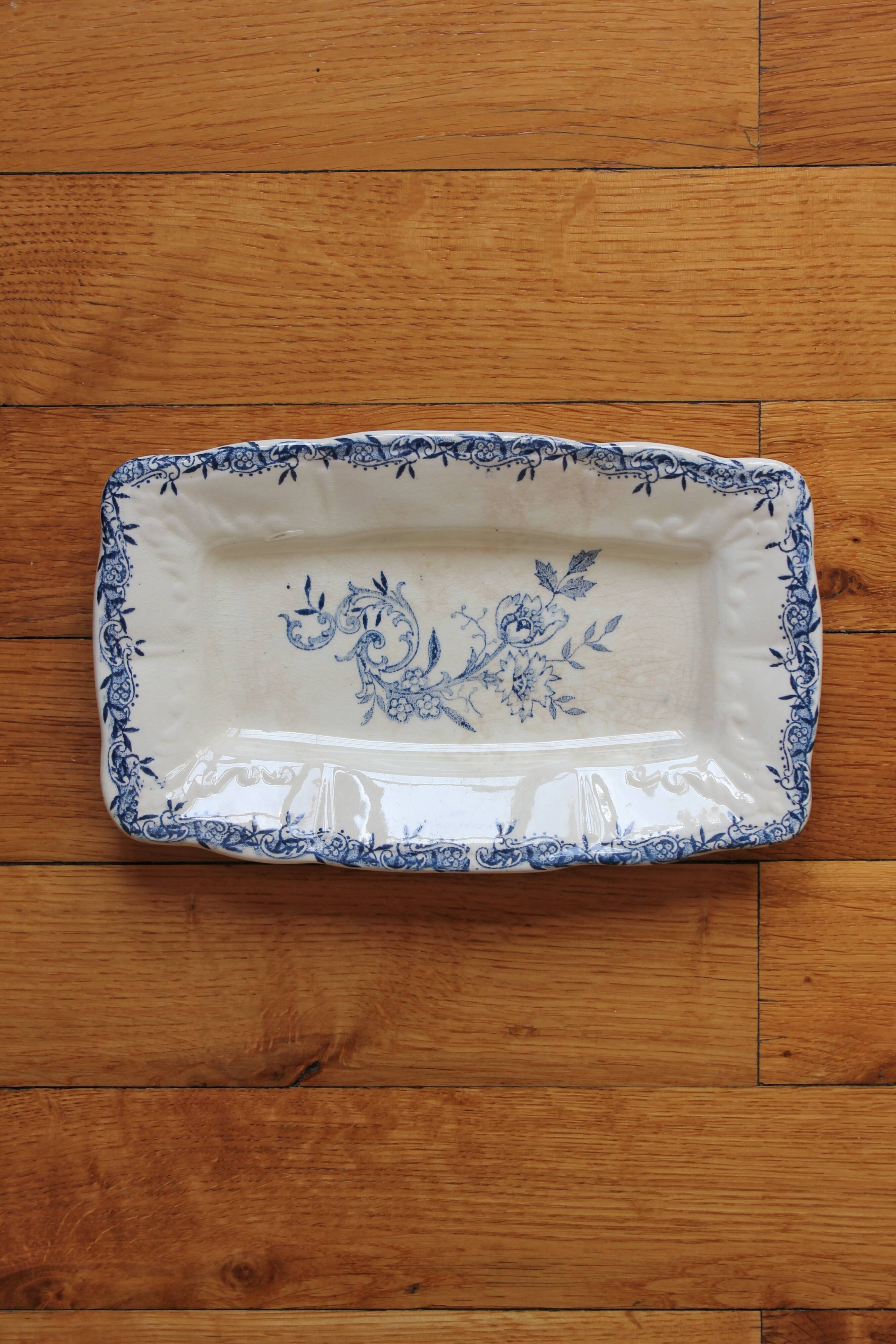 Ironware dish "Montespan" model Clairefontaine early 20th century